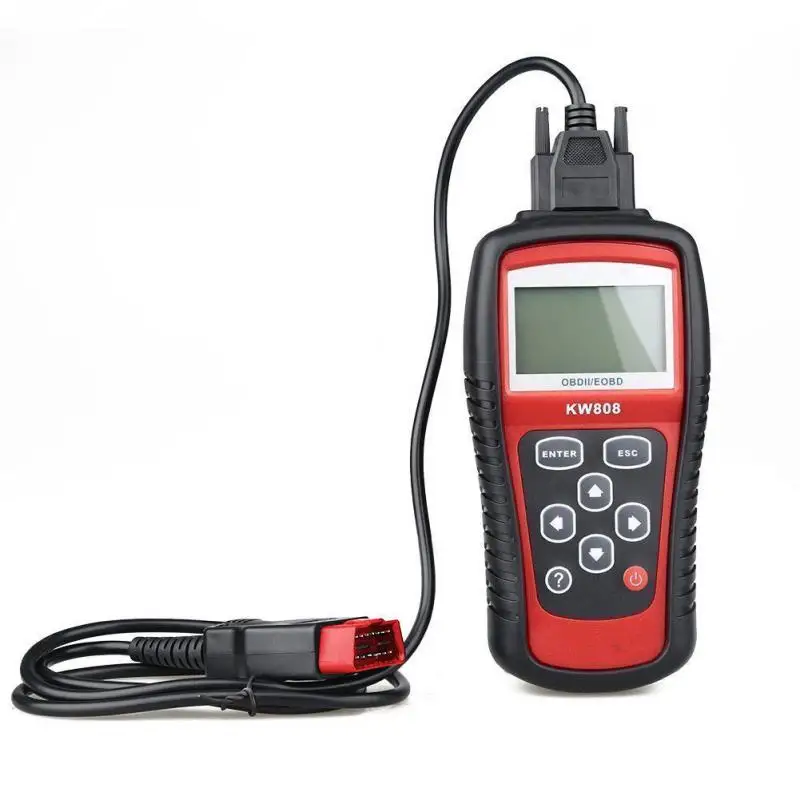 KW808 Universal Car OBDII EOBD Code Reader Scanner OBD2 Diagnosis Scan Tool OBD 2 II PK Maxiscan MS509 ODB Scaner