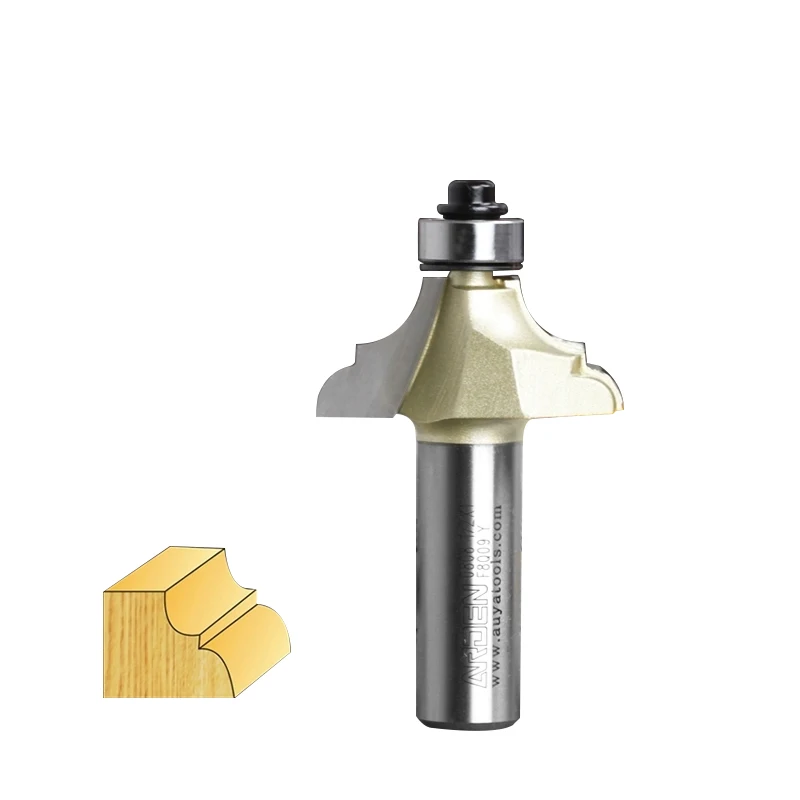 

Woodworking Tools Double Roman Ogee Arden Router Bit - 1/2*5/8 -7.95mm " Shank - Arden A0807158