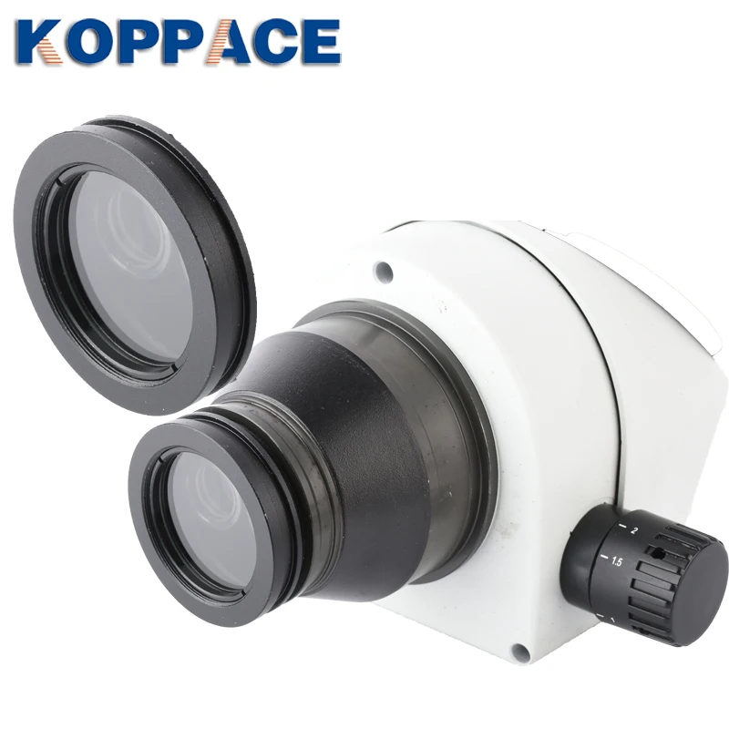 KOPPACE 1X Stereo Microscope Auxiliary Lens 48mm Interface Stereo Microscope Objective Protective Lens Dust-Proof Lens