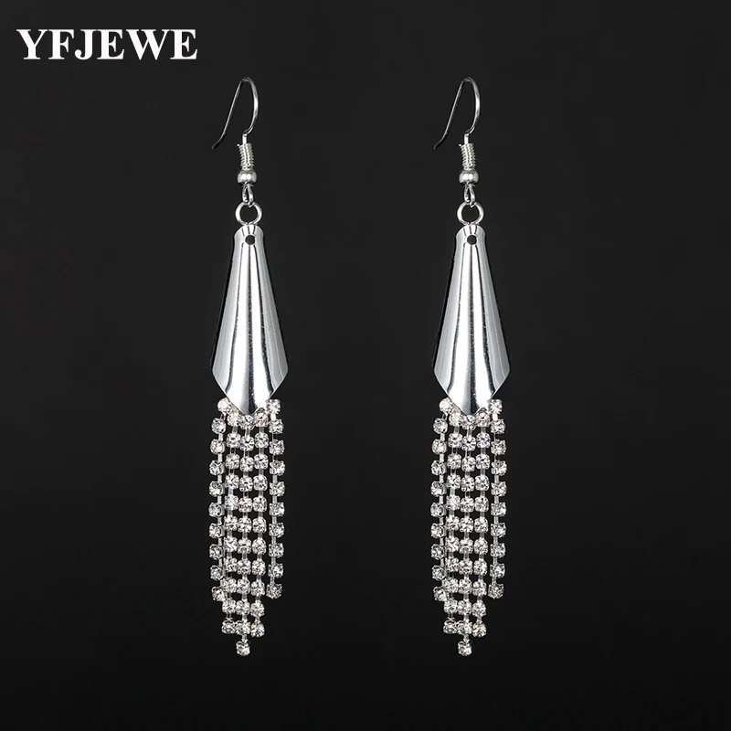 YFJEWE Women Ethnic Boho Tassel Dangle Earrings Fashion Brand Jewelry European Exaggerated Drop Earrings Vintage Pendientes E588