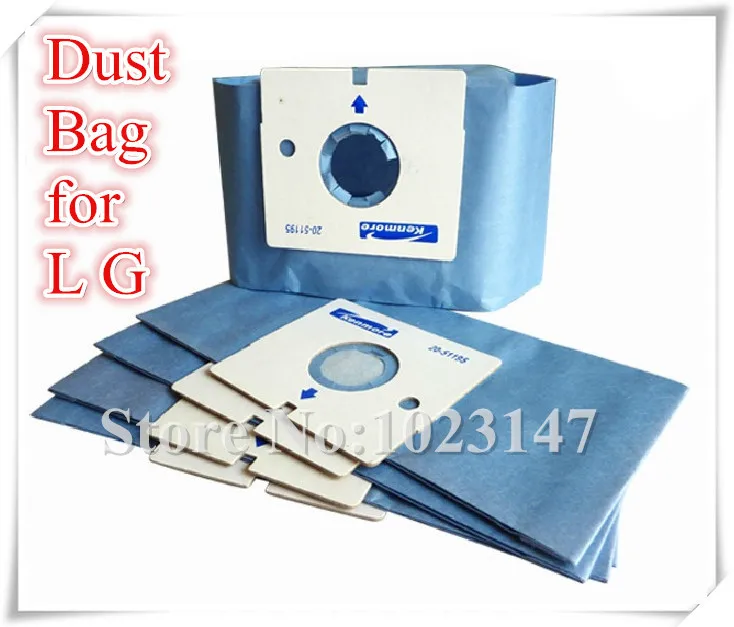 10 pieces/lot Vacuum Cleaner Paper Bags Dust Bag For Lg V-CR142STN ZW1300 V-C 44...V-C 65 etc. Vacuum Cleaner Parts Accessories