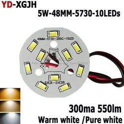 Line Pure White/Natural /Warm White 5730 LED PCB 3W 7W 12W 32mm 40mm 44mm 58mm 60mm 78mm 85mm Light Source for 5W 48MM Led Bulb