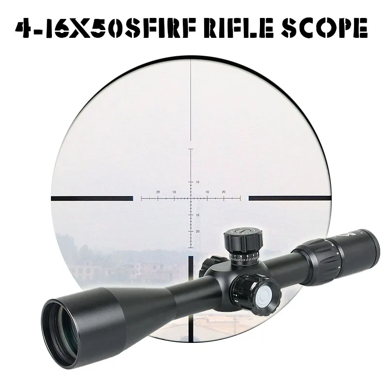 Canis Latrans Tactical Scope 4-16X50SFIRF Rifle Scope  Fogproof and Waterproof For Hunting Shooting Outdoor Use gs1-0281