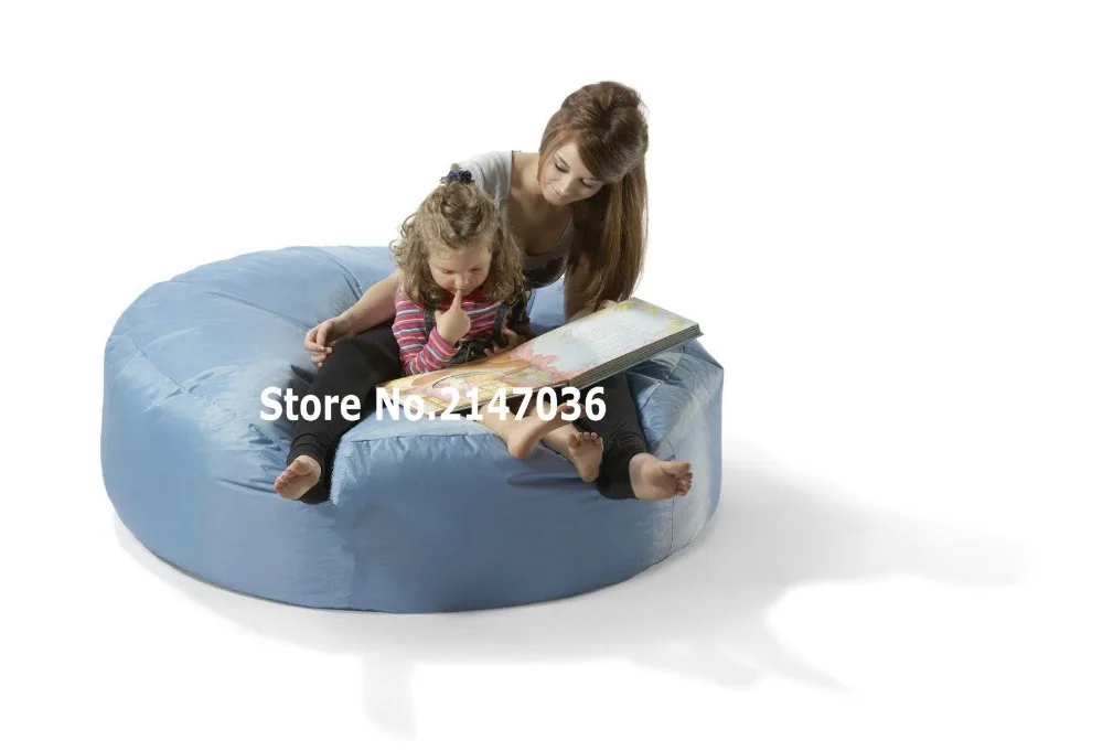 

Aqua blue island bean bag chair, outdoor sofa cover , mom and children's reading book chair