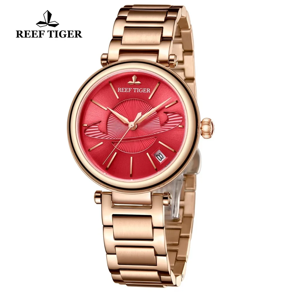 Reef Tiger/RT Luxury Brand Women Watches Designer Mechanical Bracelet Watch Relogio Feminino Gift for Ladies RGA1591