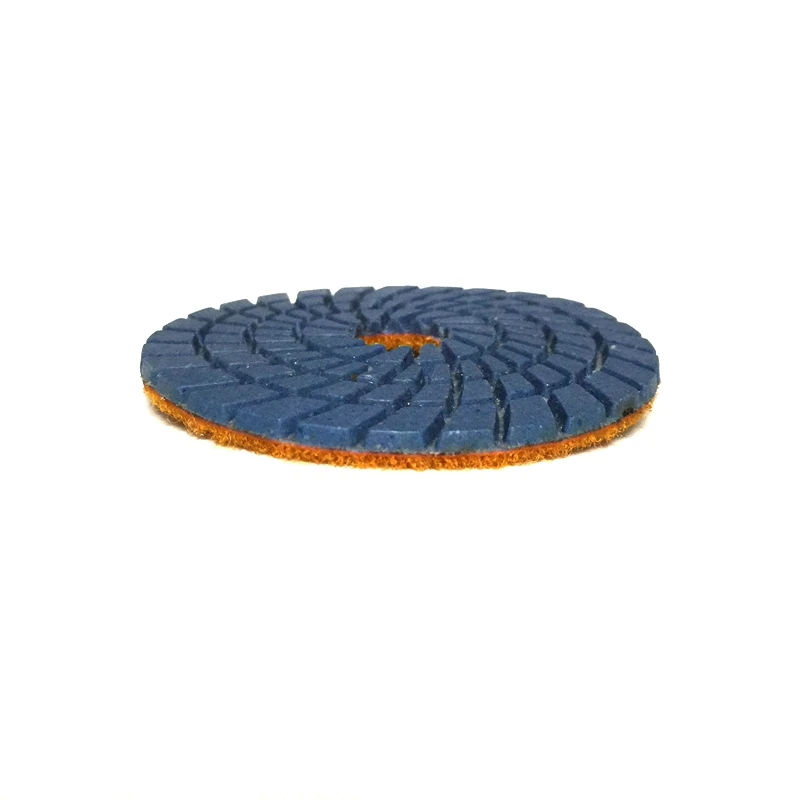 RIJILEI 10 Pieces/Lot 3Inch Flexible Diamond Polishing Pads 80mm Wet Grinding Disc For Grinite Marble Stone Concrete Floor 3DS2