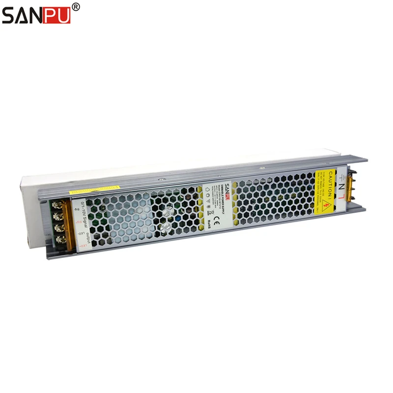 SANPU Dimmable LED Driver 12V 150W 12A Triac & 0-10V Dimming 2in1 Power Supply 12VDC 220V 230V AC/DC 12Volt Lighting Transformer