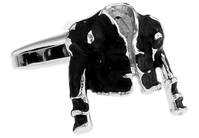 IGame-Torero Bully Jacket Design Abotoaduras, cor preta, Material de latão, Cool Cuff Links, atacado, qualidade