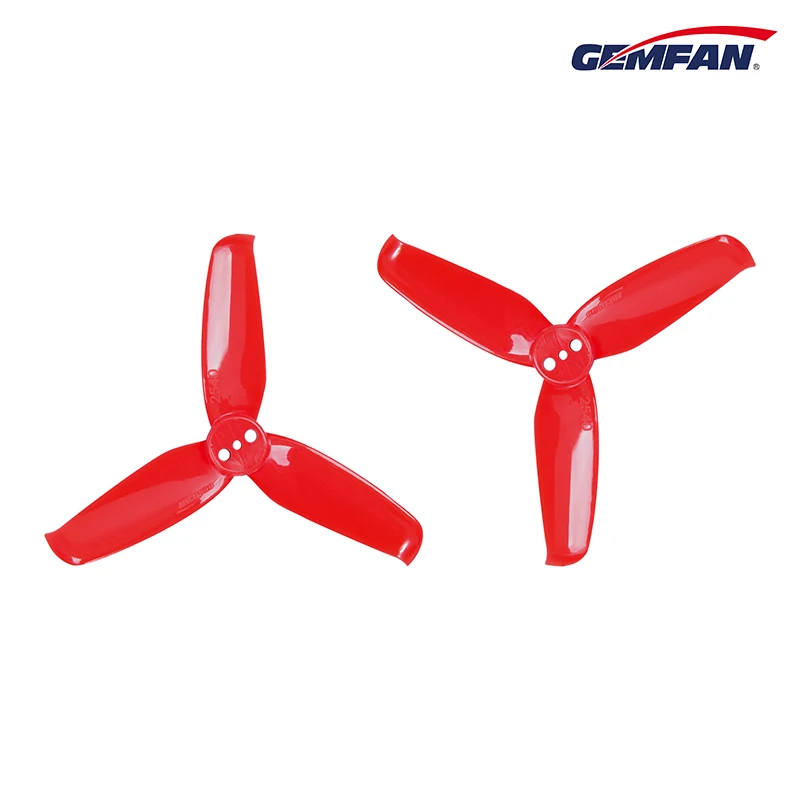 4 Pairs /8 Pairs Gemfan Flash 2540 3-Blade Propeller 2.5inch Triblade Props Compatible with 1105 1106 Brushless Motor for Props