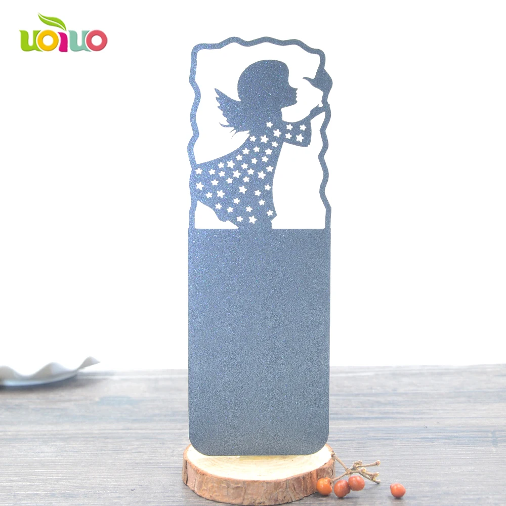 100pcs Litter Girl Design Party Gift Laser Cut Custom Wedding Favor Bookmark