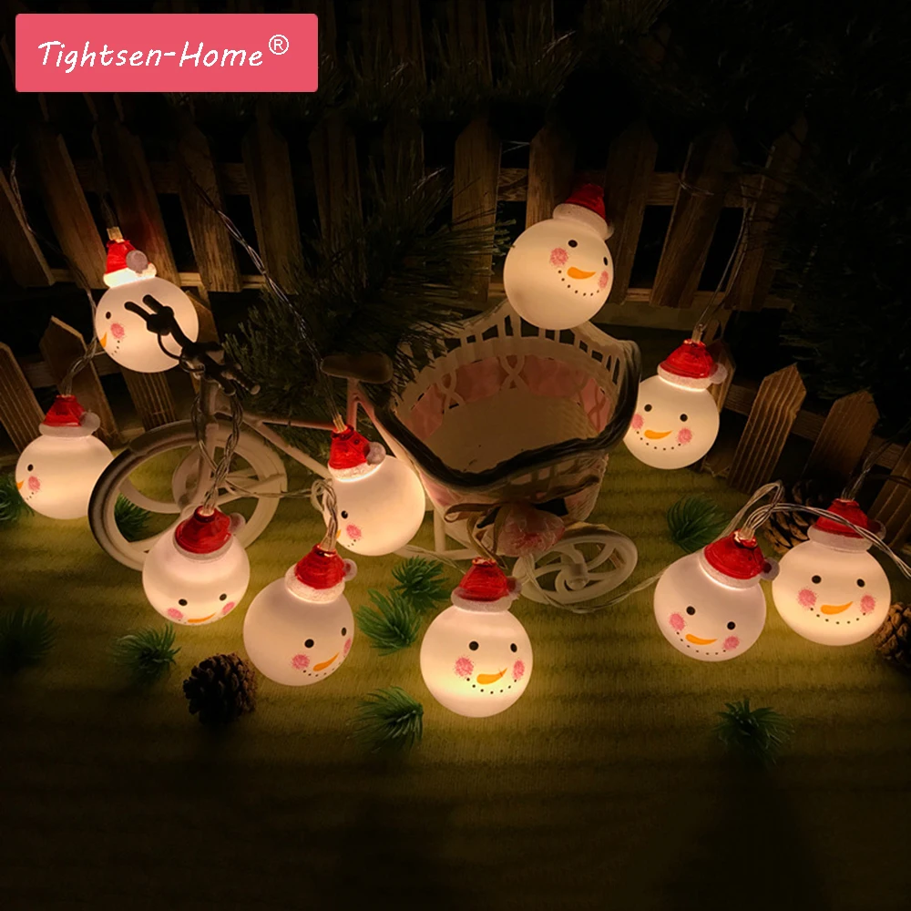 3.5M 20LEDs Snowman Led string light Holiday decoration for Christmas,Birthday,Wedding Tree Party Yard Fairy Light AC220V