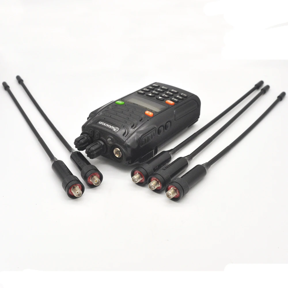 Original Wouxun VHF UHF Dual Band Antena para Rádio em Dois Sentidos Walkie Talkie KG-UVD1P KG-816 KG-818 KG-819 KG-869 KG-889 KG-833