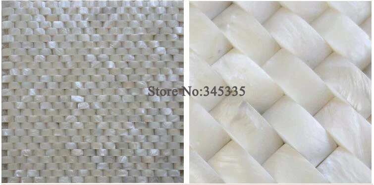 New arrival 3D white brick shell mosaic tile groutless mother of pearl kitchen backsplash bedroom tv background hotel wallpaper