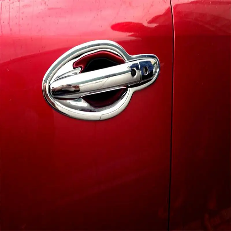 

For Car Accessories Mazda Cx-8 Cx8 2017 2020 Abs Chrome Exterior Side Door Handle Cover Handles Bowl 8pcs Styling Sticker