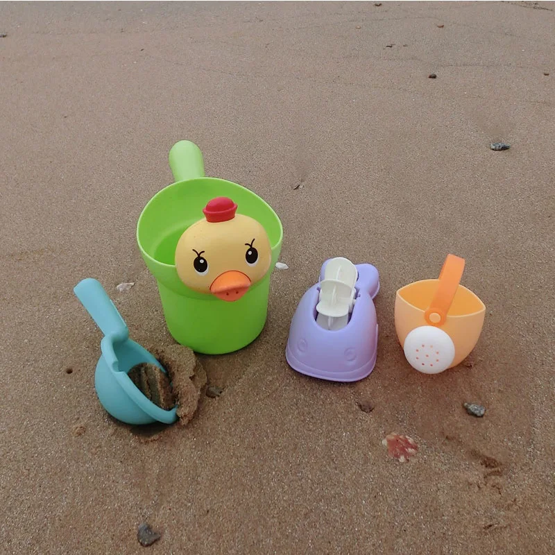 Baby Bath Toy Shampoo Cup Flower Sprinkler Four Piece Suit Interest Cultivation Intellectual Development Baby Bath Toy