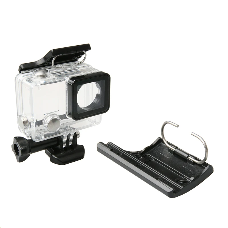 Ruigpro-carcasa de repuesto para cámara Gopro Hero 3 +, carcasa de plástico impermeable, hebilla de bloqueo, nuevo
