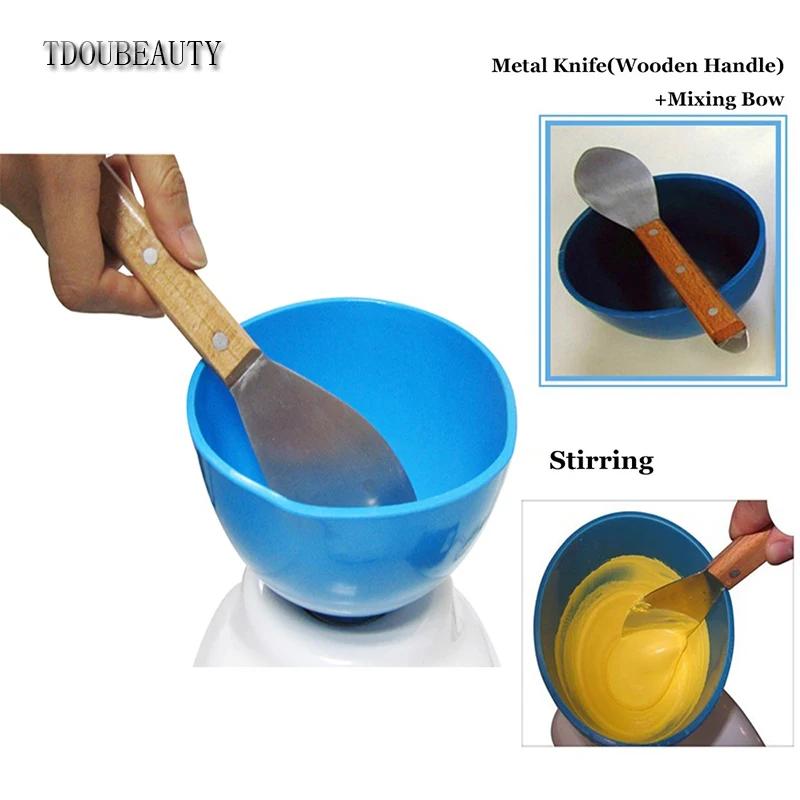 TDOUBEAUTY Clinic Impression Alginate Material Mixer Mixing Bowl + Manual dental Equipment NEW free shipping