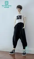 BJD 인형 옷 60-70cm BJD 삼촌 패션 티셔츠 하렘 바지