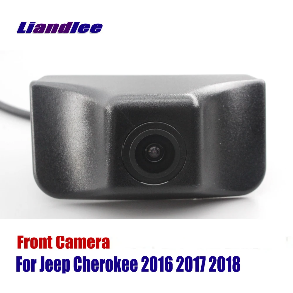 

Liandlee AUTO For Jeep Cherokee 2016 2017 2018 Front View Camera Grill Embedded ( Not Reverse Rear Parking CAM )