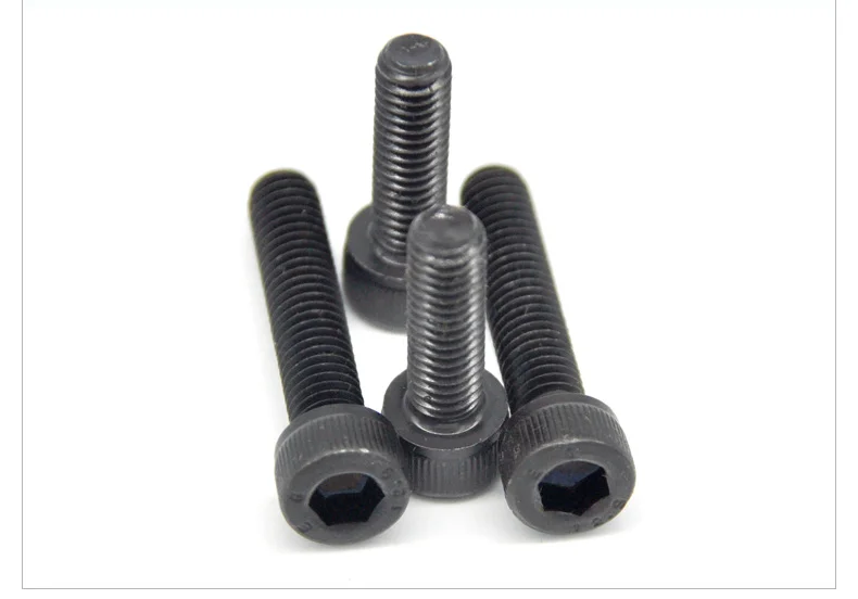 12.9 grade M5*6/8/10/12/14/16/18/20/22/25/30/35/40-250 black carbon steel hex socket cap head button screws bolt15