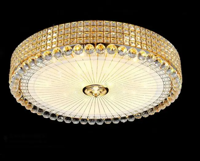 

personalized romantic silver gold ceiling lamp Simple Round LED ceiling lights living room bedroom hotel channel home lsj961