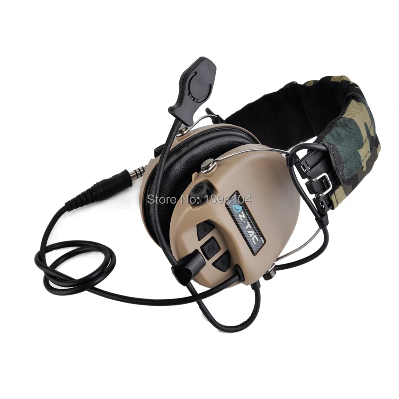 Element airsoft Z-TAC anti-noise Sordin tactical Headset Noise Canceling IPSC Headphone for Airsoft Hunting ( z111)