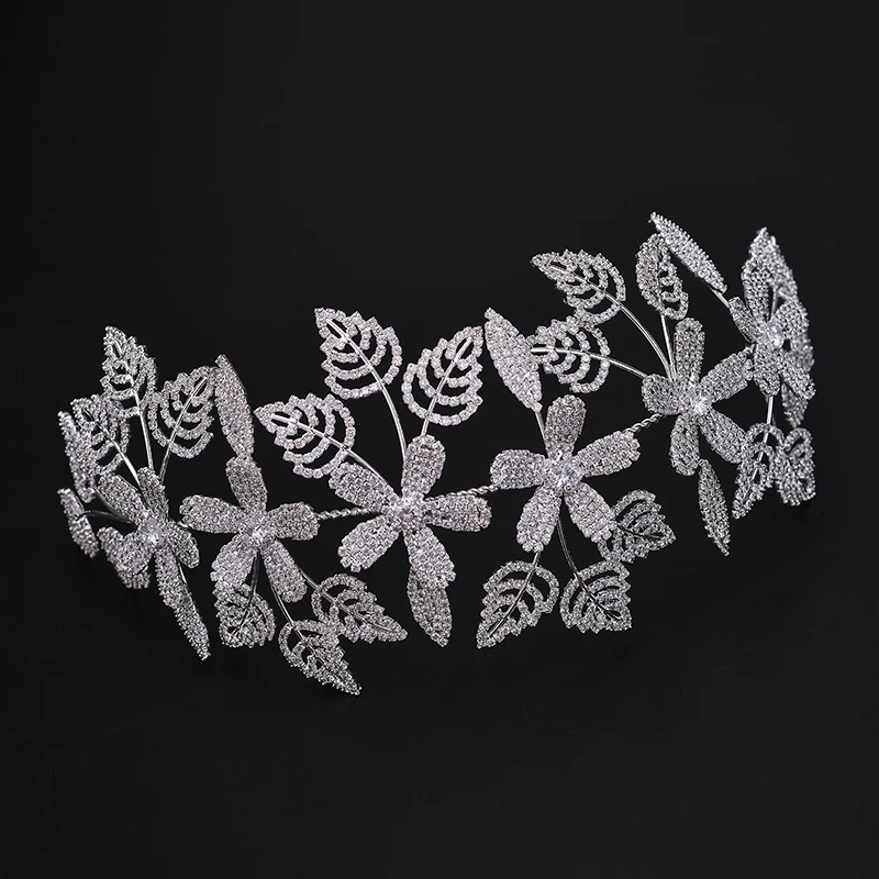 Wedding Hair Accessories HADIYANA New Fashion Leaves And Flowers Design Elegant For Women High Quality BC4731 Accesorios Mujer