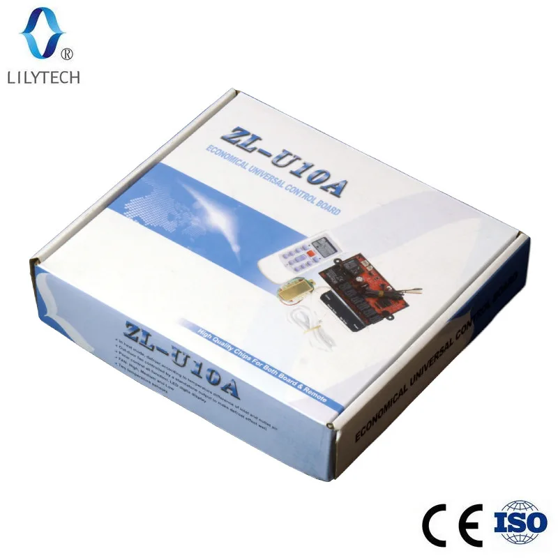 ZL-U10A, Universal A/C control system, Universal AC controller, Universal ac control PCB, Remote and Board, Lilytech