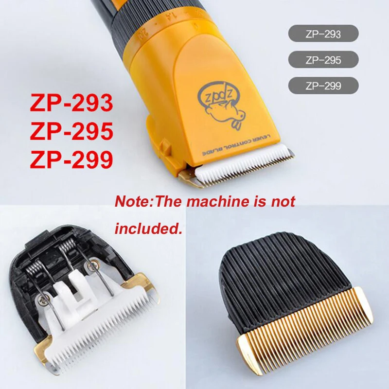 Original pet dog ceramic hair grooming trimmer clipper blade head compatible for ZP-293 ZP-295 ZP-297 ZP-299,1pcs/pack