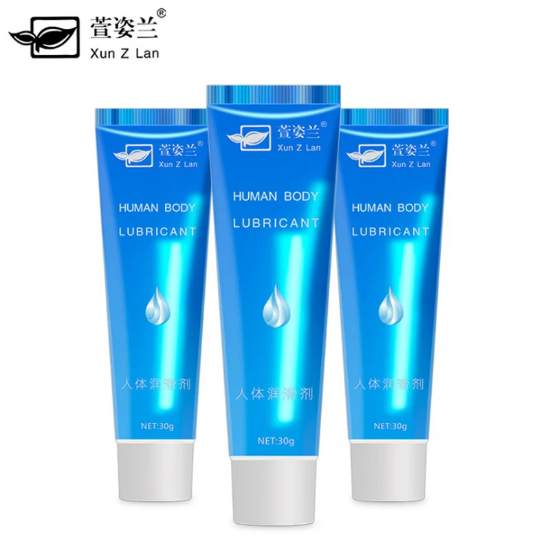 1pcs 30g Unisex Water Soluble Based Intimate Goods Anal Lubricant Oil for Men and Women Lube Body Massage Cream Gel Grease Adult