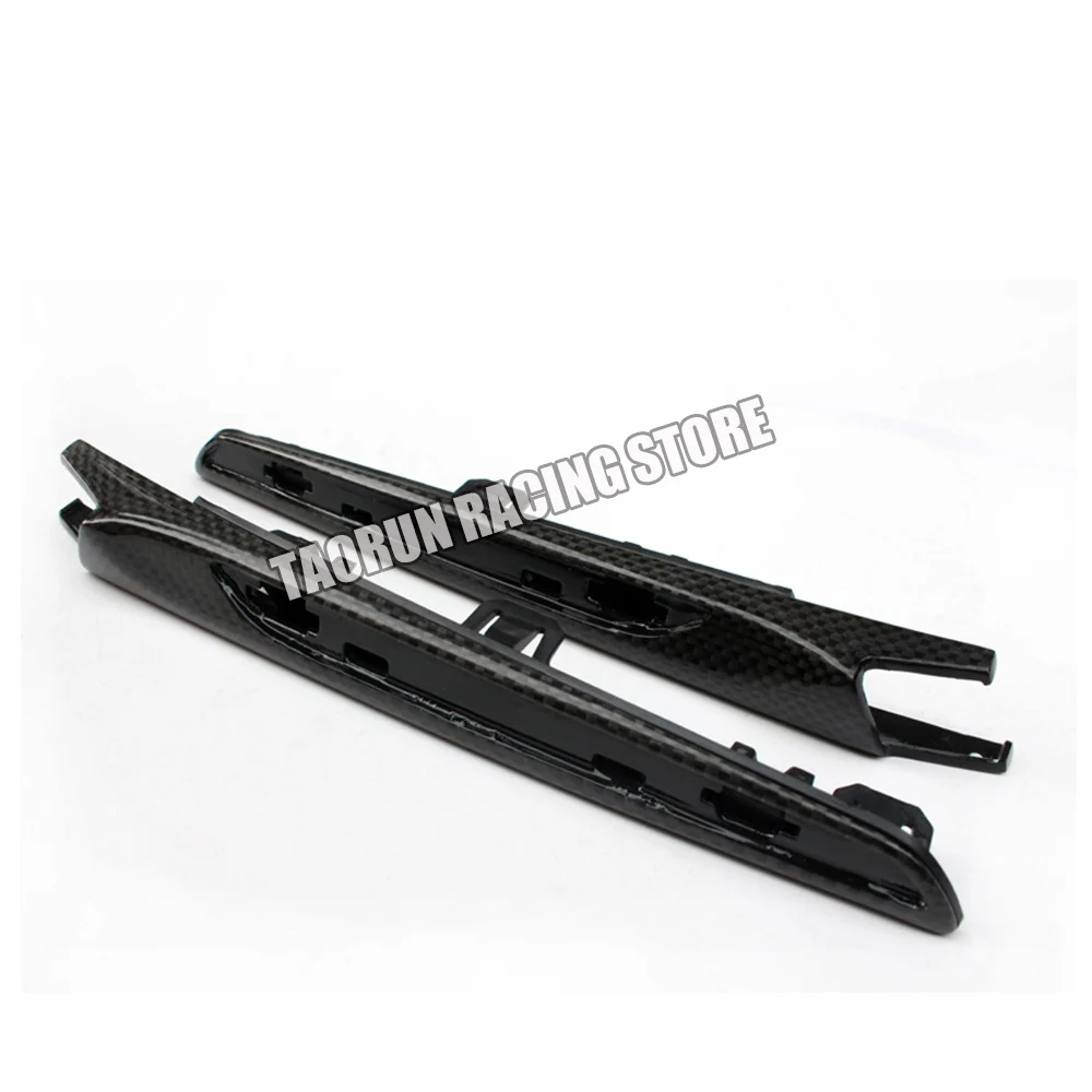 1 زوج ألياف الكربون استبدال نمط الجانب الحاجز غطاء الكسوة لسيارات BMW F80 M3 F82 M4 كوبيه F83 M4 للتحويل 2014 - 2020