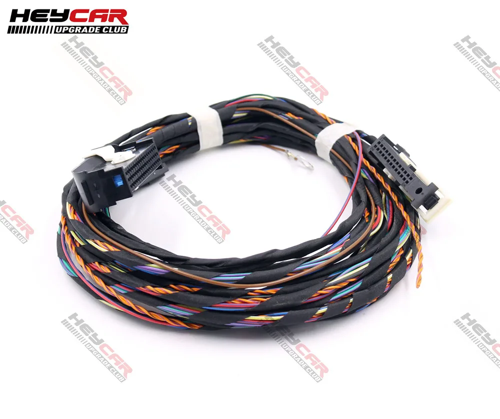 Rear High Line AV Camera KIT With Guidance Line Install harness Wire Cable 5N0907441A 5N0 907 441 A For VW Tiguan