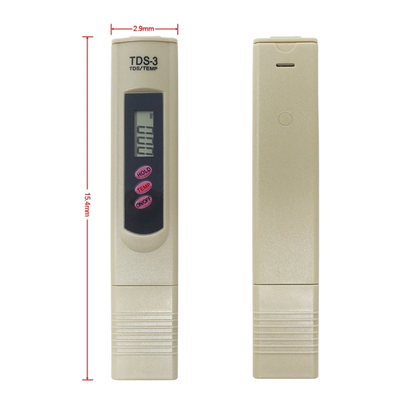 0.1-14.00 Portable Digital PH Meter Tester TDS Meter for Aquarium Pool Water Quality Lab PH Monitor with ATC