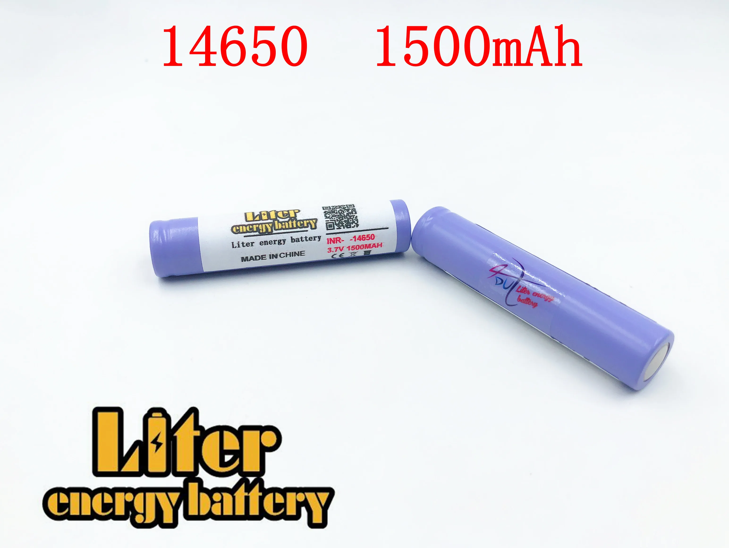 Marka litrowa bateria energetyczna 3.7V 1500mAh bateria 14650 wysoki odpływ batterie litowa do zasilania imr14650