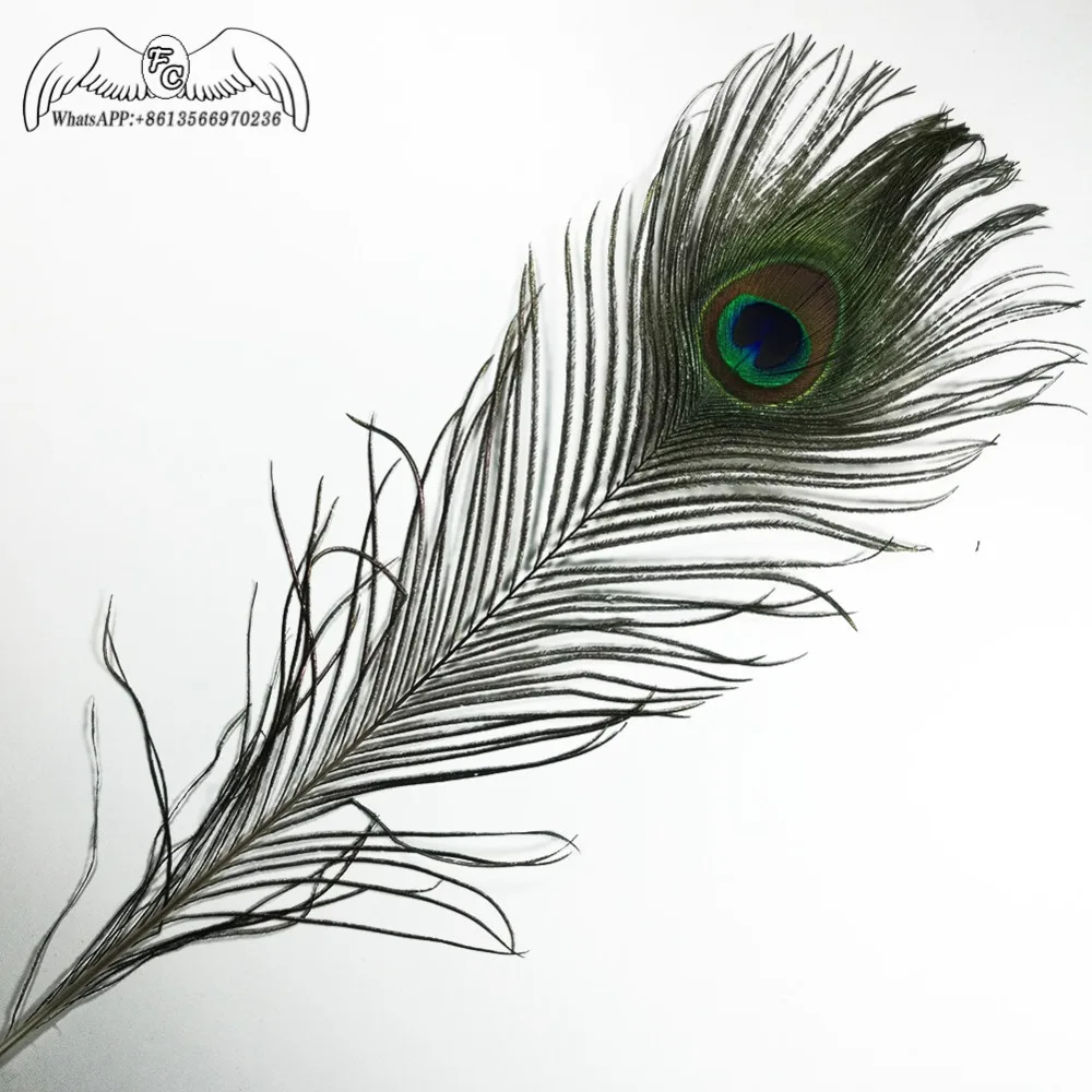 50pcs/LotTop Quality Peacock Feather 25-70CM Beautiful Natural Peacock Eye Feather DIY Jewelry Decorative Deco Accessories Plume