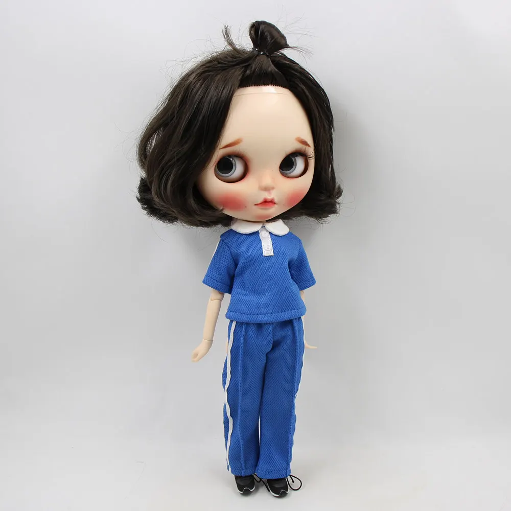 Clothes for Blyth 1/6 Doll sportswear chinese school uniform Joint body Outfit ICY Licca fashion gift