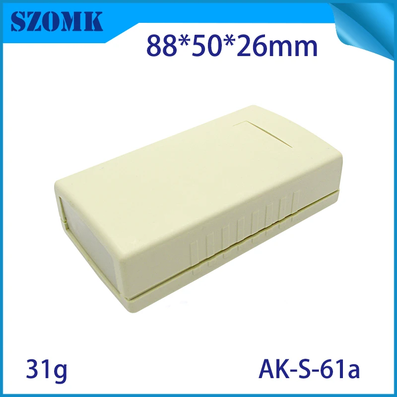 

10 Pieces 88*50*26mm hot selling abs plastic box for electronics project small GPS tracker instrument housing pcb enclosure box