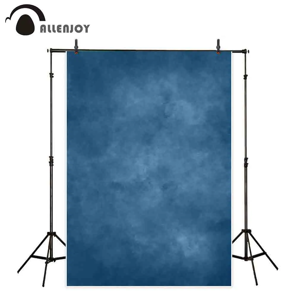 

Deep blue Allenjoy portrait backdrop smoke vintage photography backgrounds for photo studio photocall photobooth shoot props new