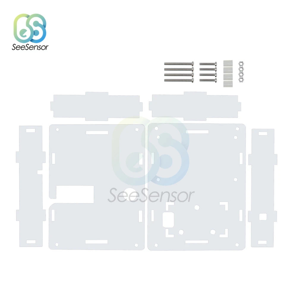 Clear Acrylic Case Shell Housing for LCR-T4 Transistor Tester Diode Triode Capacitor ESR Meter Multimeter (Only Case)