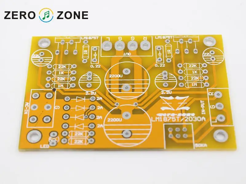 GZLOZONE Classic LM1875T / TDA2030A dwukanałowy amplifikator PCB