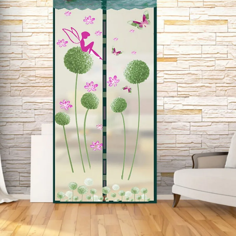 Prevent Mosquito Screen Encryption Magnet Mosquito Net Curtains Tulle Door Screen Magnetic Moustiquaire Porte 3 Colors