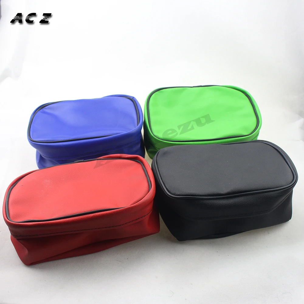 ACZ Motorrad Universal Hecktasche Offroad-Werkzeug-Set aus PU-Leder für Kawasaki Honda Yamaha Suzuki KLX250 DRZ400 XR250R XR600 – Detail 5