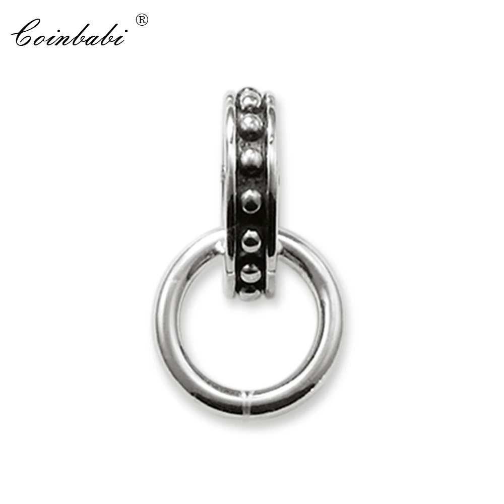 Pendant Charm Carrier Round Trendy Gift For Women & Men Glam Fashion 925 Sterling Silver Fashion Jewelry AccessoriesWholesale