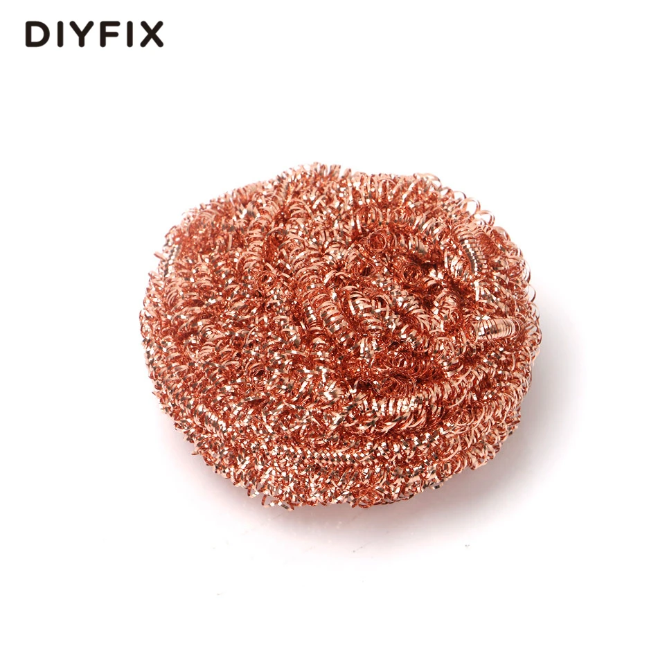 DIYFIX 1 ピースはんだごて先端クリーナー錫クリーニング鋼線ブラシ修復ツール