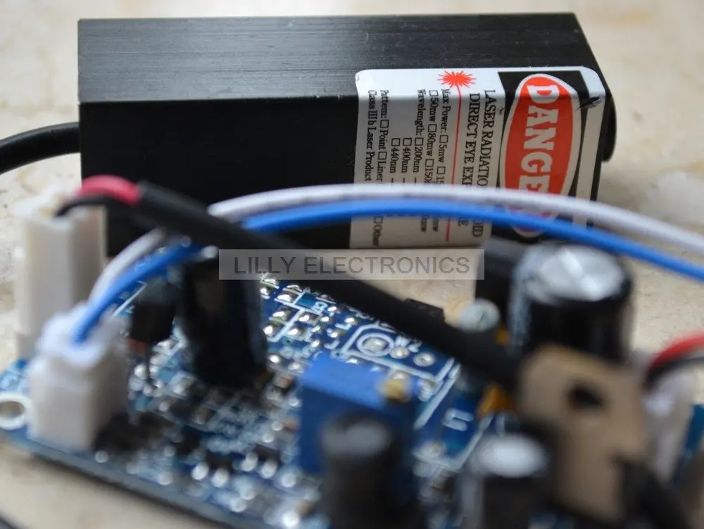 10 mW 405nm Blu/Viola Laser Dot Modulo TTL