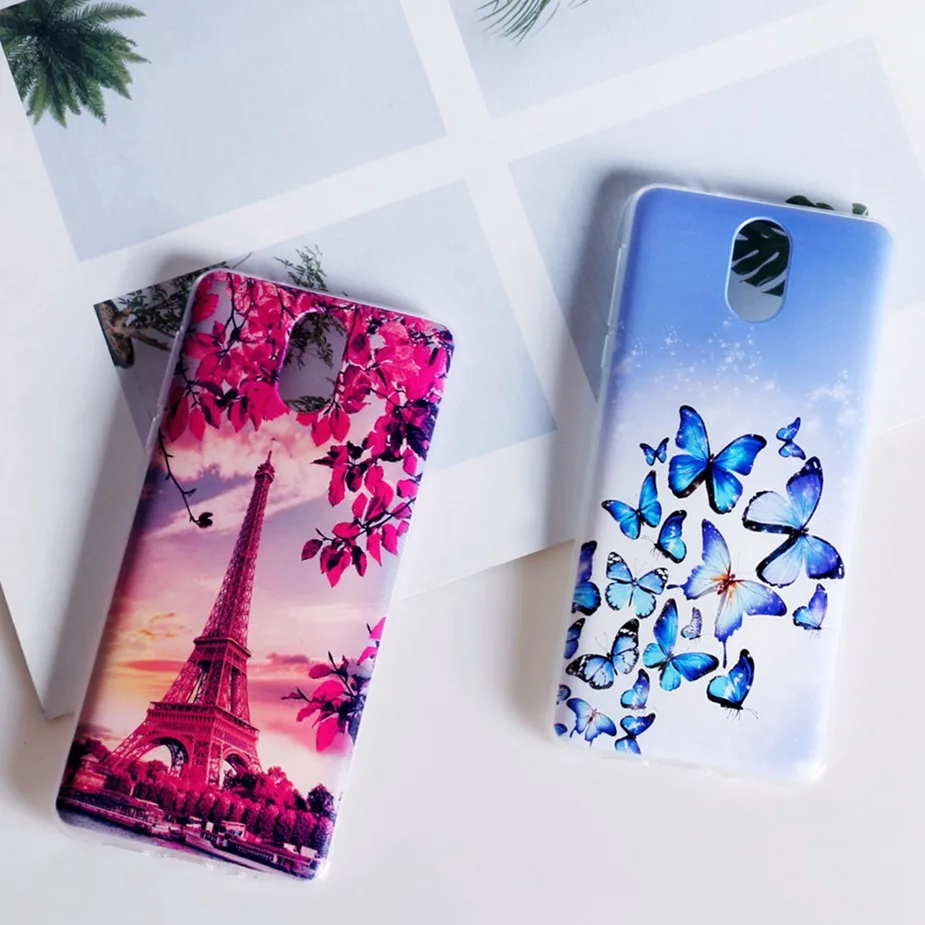 Nokia 3.1 소프트 TPU 5.2 \'\'용 귀여운 페인트 케이스 Nokia 3 2018 TA-1063 TA-1057 Nokia3.1 보호 쉘 전화 케이스 용 뒷면 커버