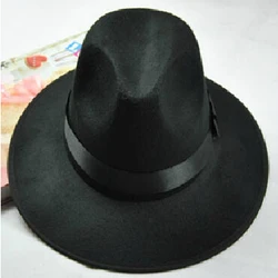 Hot 2016 NEW Fedoras Spring And Summer Jazz Hat Male Hat Sun-shading Hats For Men And Women With Michael Jackson Style