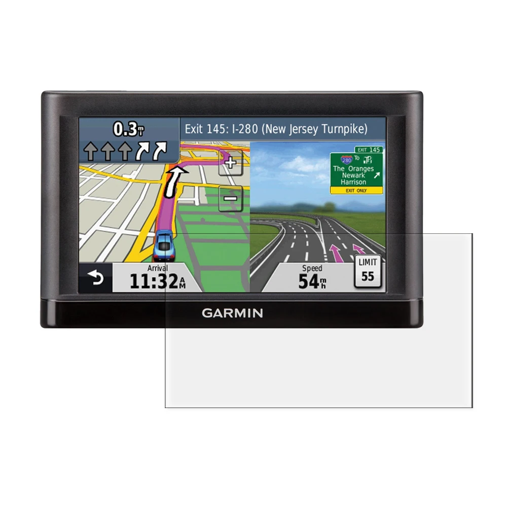 3x filme protetor de tela lcd transparente anti-arranhões para garmin nuvi 52 52lt 52lm 52lmt 5 "gps