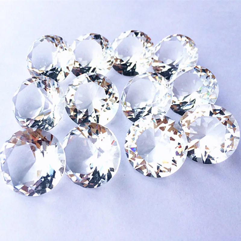 Free shipping 20mm K9 Sparkle Crystal Glass Clear Diamonds 20pcs/lot For Wedding Favor Table Decoration, Wedding gifts