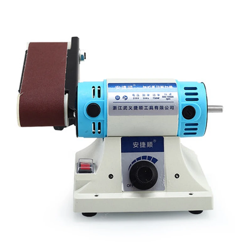 

Desktop Multi-function Belt Machine Metal Jade Engraving Machine Table Grinding Machine Polisher Woodworking SD3E